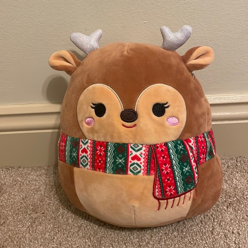 Christmas reindeer squishmallow